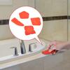 4PCS Caulk Tools Kit Silicone Glass Cement Scraper for Sealant Grout Finishing Sealing (Red)