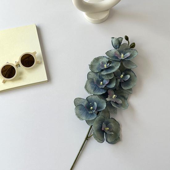 Искусственные орхидеи-мотыльки, реалистичные искусственные шелковые цветы, свадебная вечеринка, домашний офис, центральный элемент стола, искусственный фаленопсис, цветочная ветка, украшение