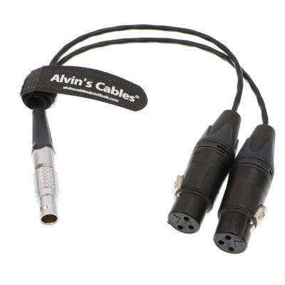 Кабели XLR Breakout Аудиовход Входной кабель 10-контактный на двойной XLR 3-контактный гнездовой для монитора-рекордера Atomos Shogun Alvin's