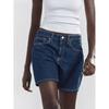 Za2025 Summer New Women Clothes Versatile Slimming Mid Waist Simple and Versatile Denim Casual Shorts 4365005