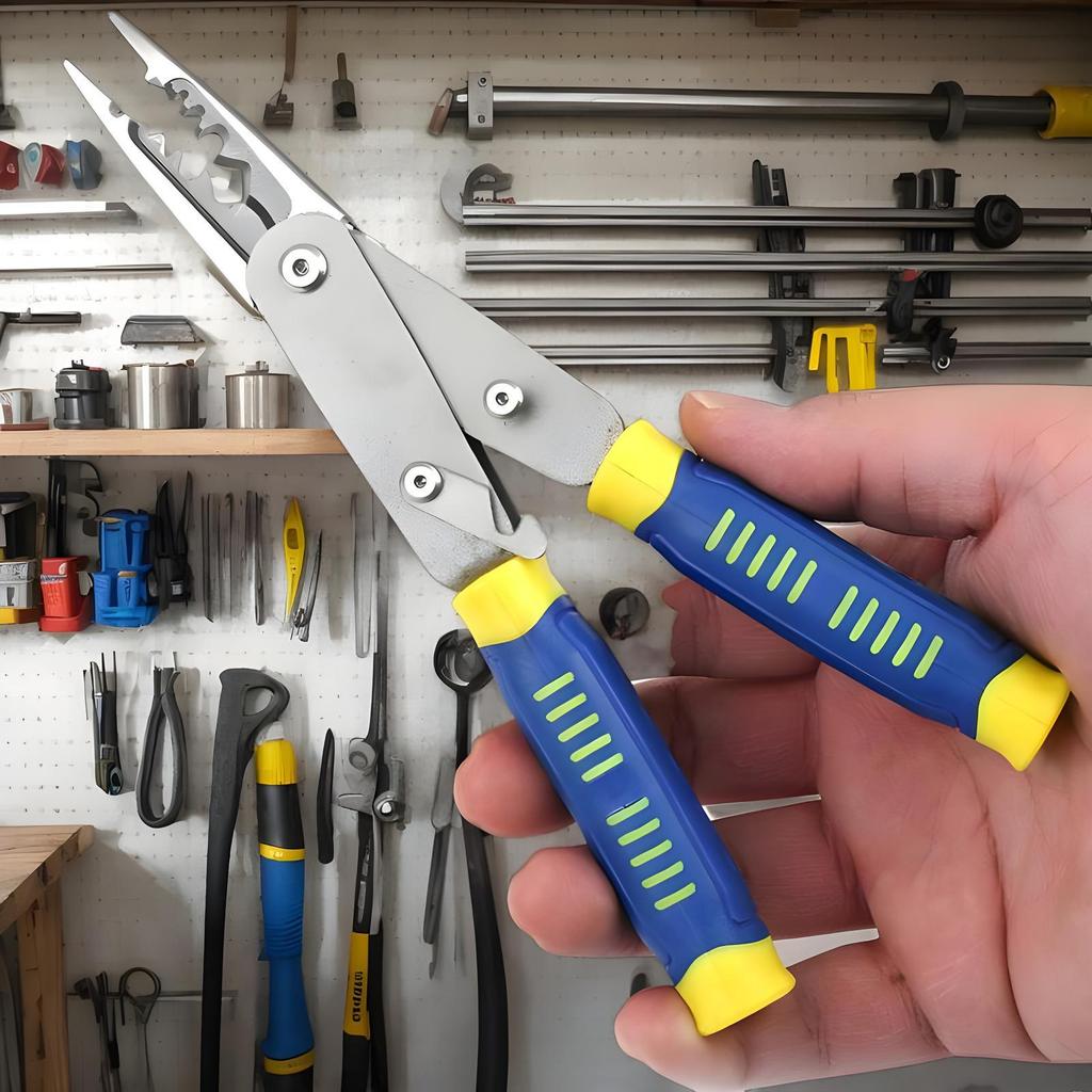 Многофункциональный инструмент для зачистки проводов, регулируемые клещи для обжима проводов, складное многофункциональное оборудование электрика для резки