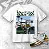 Air Zoom Huarache 2K4 White Forest Gold The Hood Tom Jerry, Shirt Match Sneaker, Streetwear Graphic Tee for Sneakerhead