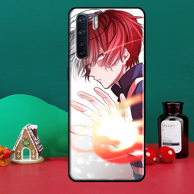 Чехол аниме Shoto Todoroki для OPPO A74 A54 A94 A31 A53 A5 A9 2020 A52 A72 A1K A83 A91 A93 A3S A5S A15