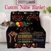 1pc Black History 01 Blanket, Cozy Valentine's Day Blanket, Multi-functional Nap Blanket Available Throughout the Four Seasons