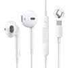 Type C Earphones New HIFI Sound Volume Deep Noise Microphone Calls High Resolution Clear Stereo Uses Type C Compatible with iPhone Type-C [2023