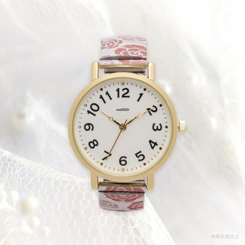 Fieldwork Women's Analog Watch with Bellows Strap, Stainless Steel, Peggy Rose Ivory, YM120-4