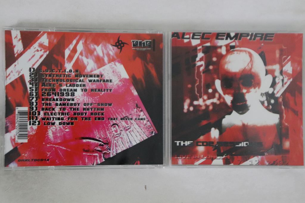 CD ALEC EMPIRE - Cd2 Sessions - Live In London 7 12 AHRLTDCD14 DIGITAL HARDCOR 2003 UK Dance & Electronica Used