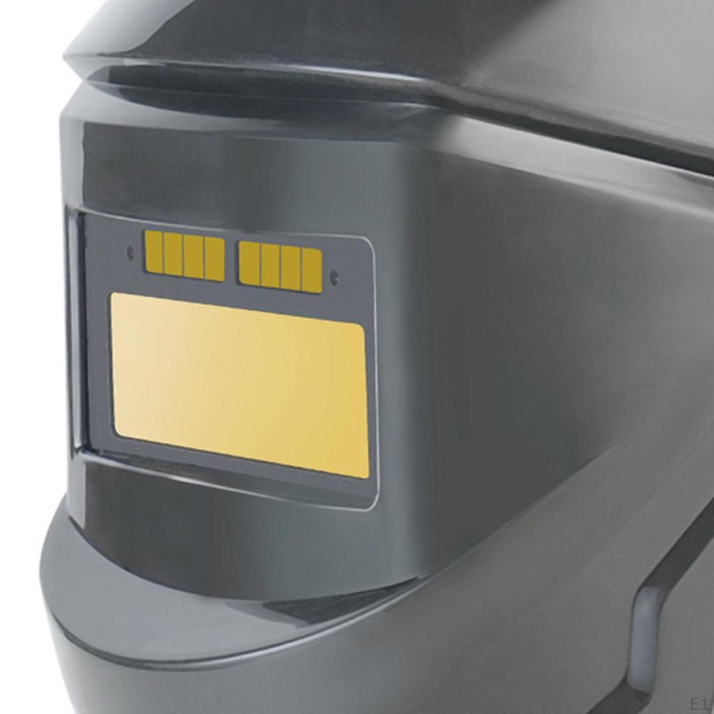 Сварочная маска с автоматическим затемнением, эргономичная, с регулируемым углом наклона и широким обзором на 180 градусов.