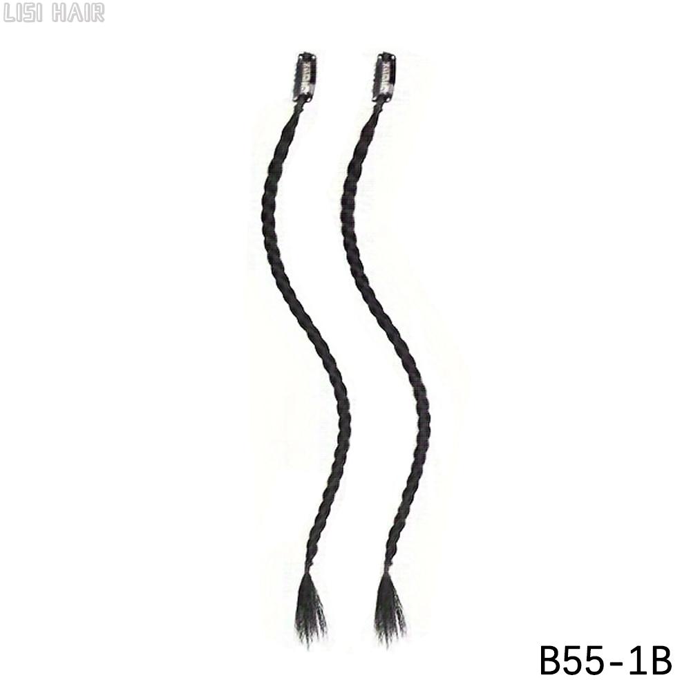 MISS WIG Синтетическая черная коса на заколке для наращивания волос, косы, длинный хвост, шиньоны для женщин и девочек, повседневные рождественские косплей...