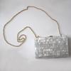 New Fashion Accessory Party Prom Woman's Evening Bag Marble Elegant Trendy Acrylic Handbag Night Dinner Handbag Casual Striped Clutch Purse