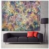 Mandala Tapestry Psychedelic Colorful Art Background Cloth Home Decor Wall Tapestry Hand Wash Printed Wall Hanging