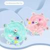 Interactive Toy for Parrots, Bird Cage, Rotating Candy Dispenser, for Stimulation and Mental Entertainment