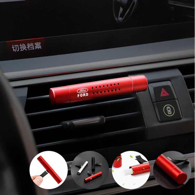 Car Vent Perfume Clip Interior Lasting Fragrance Diffuser For Ford ST Line Focus EHRGY6 Mustang Fiesta Puma Ranger Kuga MK7 MAX F150