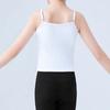 Kids Solid Color Tops Casual Everyday Camisole Underwear