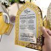 Decorative Acrylic Key Hanger Wall Mounted Arabic Key Holder Durable Key Hook  Eid Al Adha Gift