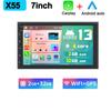 7 9 10 дюймовый смарт-экран GPS 2 din радио стерео приемник плеер Android13 2G+32G радио мультимедийный плеер CarPlay Android Auto