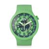 Зеленые часы Swatch FRESH SQUEEZE BIG BOLD SB01G101