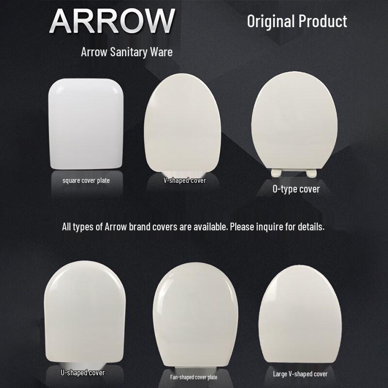Мягко закрывающаяся крышка для унитаза Yuzhuxun V-образной формы