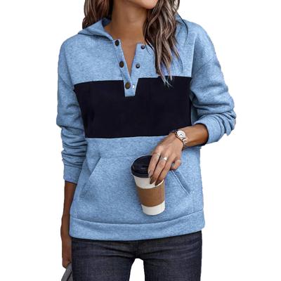 Женский повседневный свободный свитшот с длинными рукавами