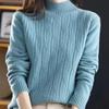 Модный женский вязаный пуловер свободного кроя 2024 - Повседневный и универсальный для осени/зимы