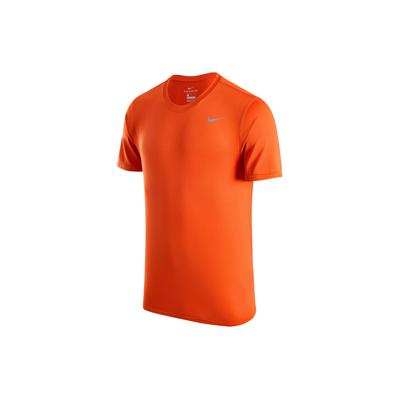 Футболка с круглым вырезом и логотипом Dri-Fit, удобная, быстросохнущая, повседневная, с коротким рукавом, обычного кроя, мужская, топы, университетский оранжевый, прохладный серый, HF0507-888