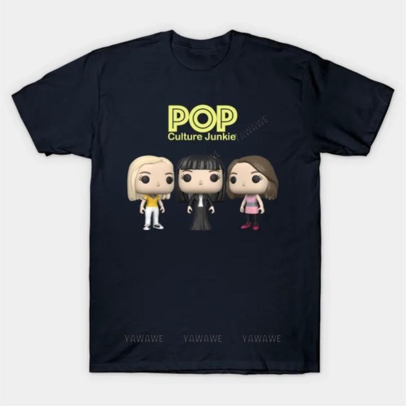 Brand man casual Tshirt black tshirts for mens Pop Culture Junkie Pops T Shirt unisex cotton summer short sleeve teeshirt