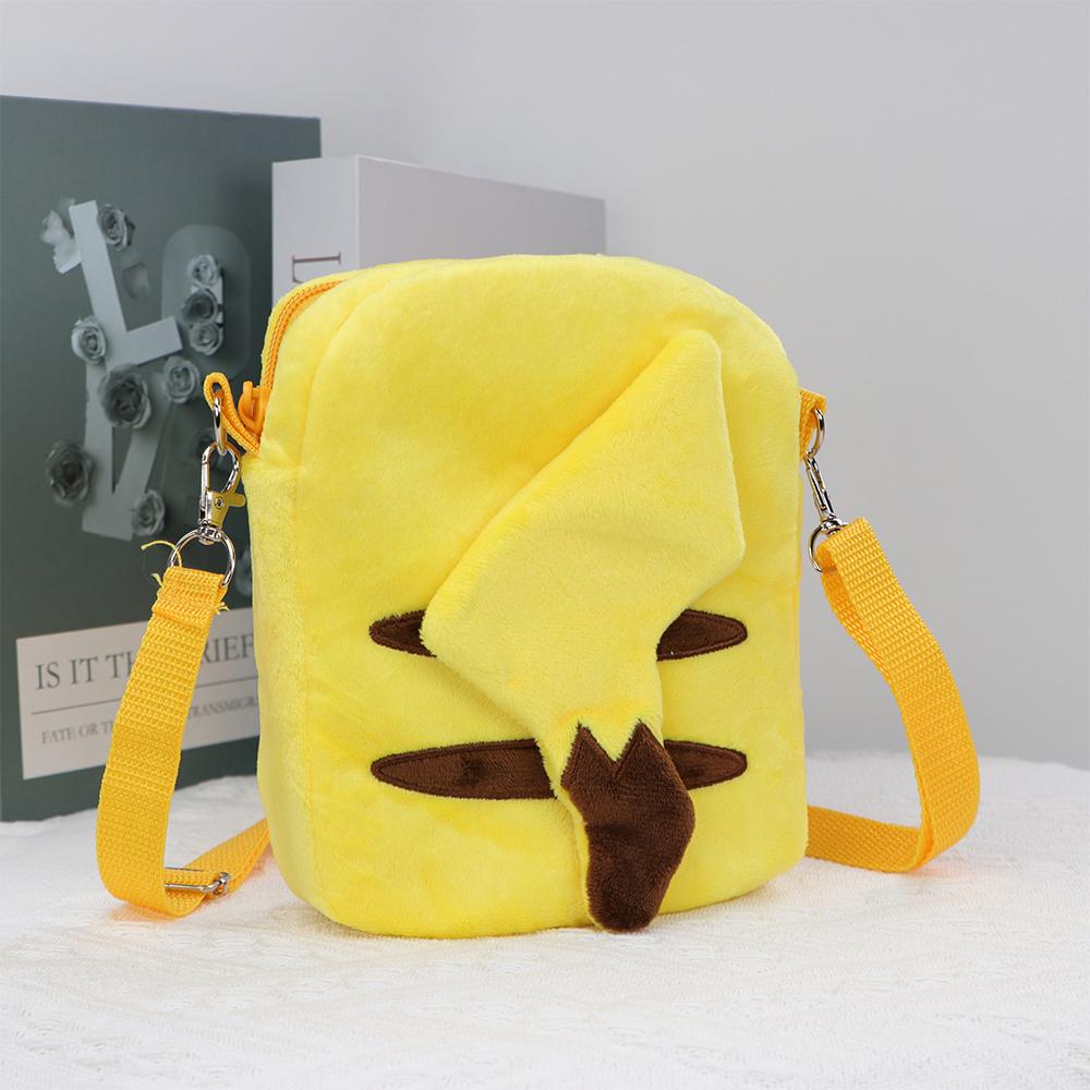 Gengar Lucario Mimikyu Snorlax Plush Shoulder Bags Psyduck Rowlet Pikachu Toys Kawaii Anime Peluche Dolls Gifts
