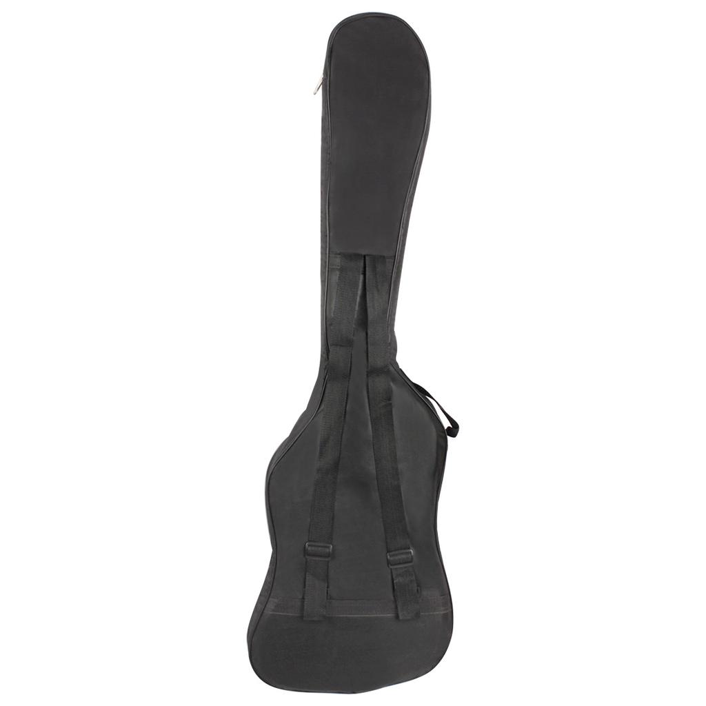120 x 38 x 6 см, плотный хлопковый холст, черная сумка для электрогитары, водонепроницаемый мягкий чехол с двойным плечом