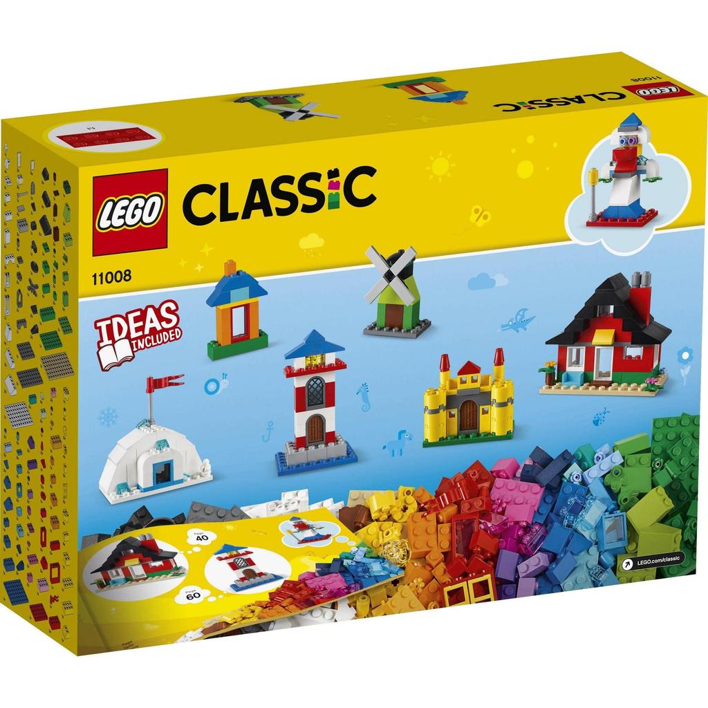 LEGO Classic Idea Parts 11008 Toy Block Present Jewelry Craft Boys Girls 4 Years Old and Up (Home Set)