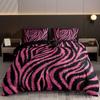Zebras Striped Duvet Cover Set 3-Piece El Luxury Soft Bedding Set Comforter Cover Set(1 Duvet Cover + 2 Pillowcases)