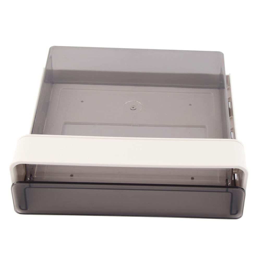 Under Desk Storage Box Large Capacity Plastic Adhesive Concealed Shelf Drawer Organizer for Phones