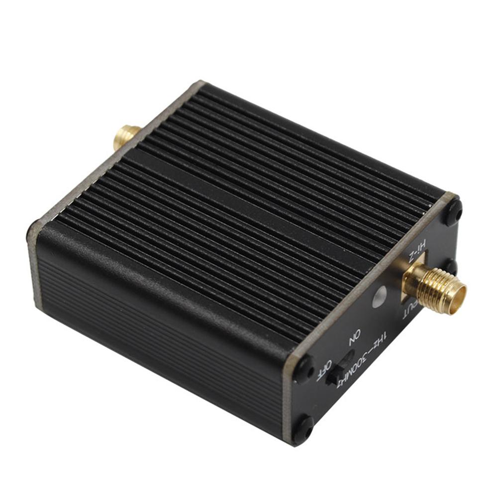 High Impedance Amplifier Small Loop Antenna 1Hz-300MHz Doughnut Short Wave Antenna Built-In 600mah Battery for SDR Walkie Talkie