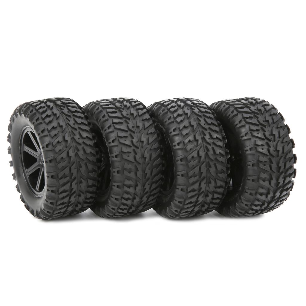 4 шт. RC колеса шины с 7 шт. спицами для дистанционного управления 1/10 для ZD Racing Desert Truck Car