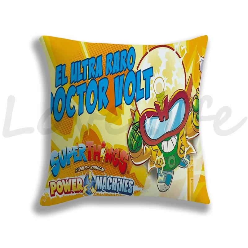 Newest Super Zings Pillow Cover Cute Cartoon Pillow Case Cushion Cover Pillow Throw SuperThings Decor Pillowcase For Bed Throw