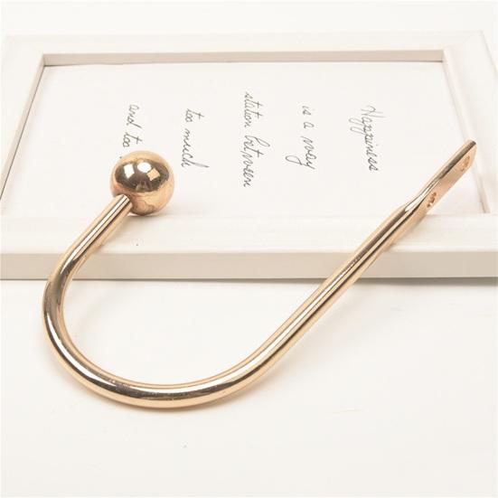 Yousheng 2 шт. держатели для штор полированные с двумя отверстиями U-образные портативные изысканные широко применяемые прочные современные настенные крючки для подхвата штор