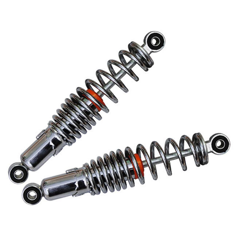 2Pcs Motorcycle Rear Shock Absorbers Suspension For ATV Gokart Electric Bike Hydraulic Adjustable Rear Motorbike