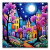 Full Diy 5d Round Diamond Painting Colorful Home Abstract Series Home Decoration Art Craft Mosaic Painting