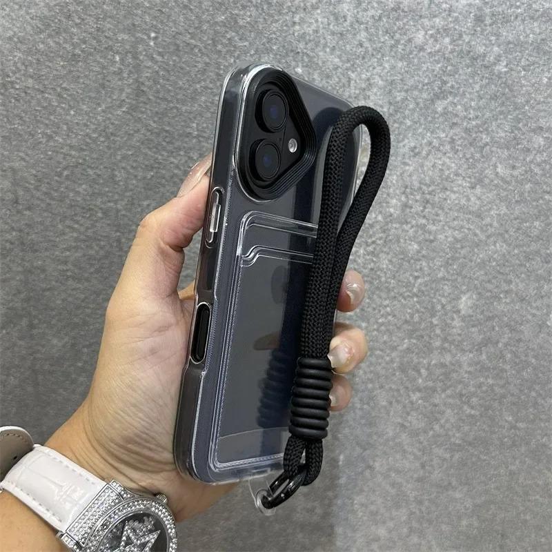 Подходит для iPhone11promax простой прозрачный чехол-визитница чехол для мобильного телефона ремешок Apple 11 силиконовый 11 противоударный 11 наборы