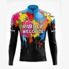 Ribble Weldtite Велосипедная одежда Осень Мужская Рубашка для шоссейного велосипеда Велосипедные штаны МТБ Джерси Велосипедные штаны 2026 Осень Дышащий Велосипедный костюм