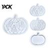 Resin Casting Molds 1 Set Halloween Pumpkin Lampshade Silicone Mold, DIY Hollow Shaped Craft Supplies Box Gypsum Cement Epoxy Mold for Crafts