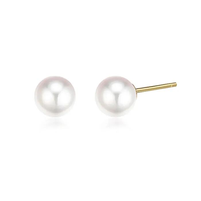 Water Pearl Freshwater Pearl (7mm) Earrings_242300026
