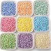 52Pcs Domestic High-quality Glass Solid Color Cream Baked Paint Seed Beads DIY Bracelet Necklace For Jewelry Making Accessories