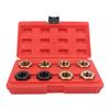 8pcs Screw Thread Repair Kit for Axle Spindle Fractional Metric Carbon Steel with Storage Tool Case