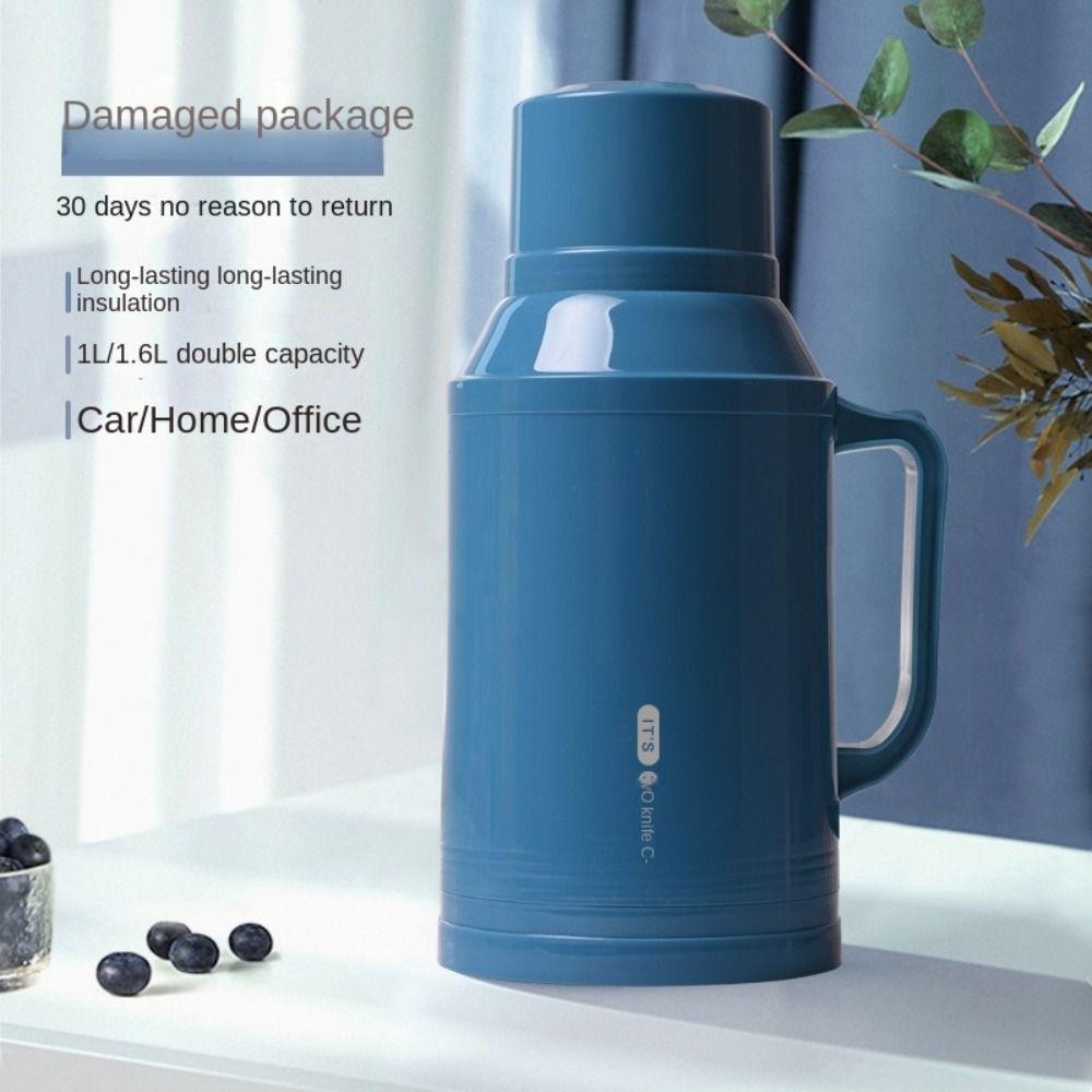 1L/1.6L Leakproof Insulated Warming Kettle Large Capacity Thermos Pot Hot Water Kettles Kitchen