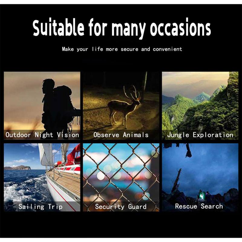 Цифровой инфракрасный прибор ночного видения 4k Hd Камуфляж Монокуляр Воспроизведение фото видео