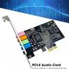 Звуковая карта PCI-E 5.1 Компьютер PCIE 5.1 Channel 3D Audio 6 каналов 3D Игры Музыка Цифровая звуковая карта PCI Express 5.1 CH 24Bit