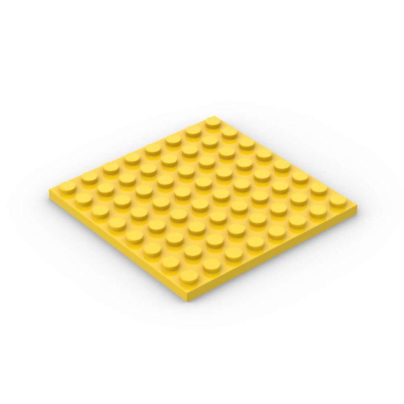 50 шт. Конструктор для поделок 8x8 точек 12 цветов Образовательные творческие игрушки для детей Размер Совместим с 41539 Тонкими фигурными кубиками