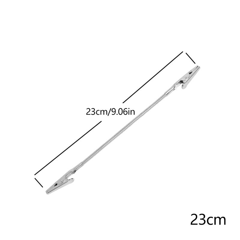 Portable Mosquito Coil Clip Double-Headed Alligator Clip Mosquito Coil Extra Long Metal Thread Coil Holder Clip Stainless Steel