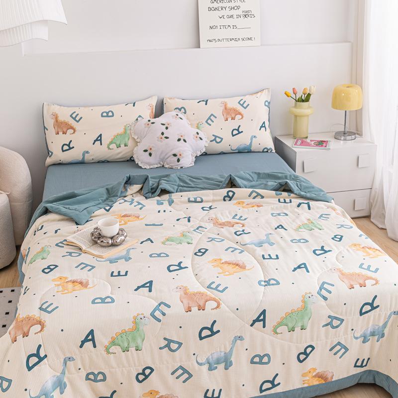 Летнее тонкое одеяло из соевого волокна класса А, прохладное летнее одеяло для кондиционирования воздуха для офисного сна, студенческого общежития, домашнее одеяло