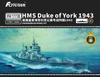 Flyhawk HMS Duke of York 1943 Стандартное издание Пластиковый набор модели FLYFH1118 1/700 (Корабль)